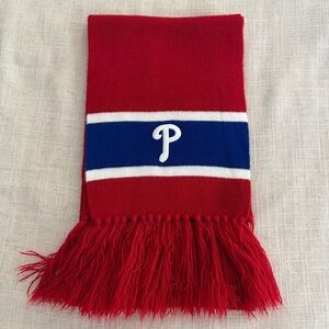 🧣 Philadelphia Phillies ‘47 Brand Scarf Red Blue White Fringe MLB